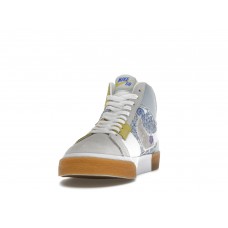 Кроссовки Nike SB Zoom Blazer Mid Premium Floral Paisley Boarder Blue