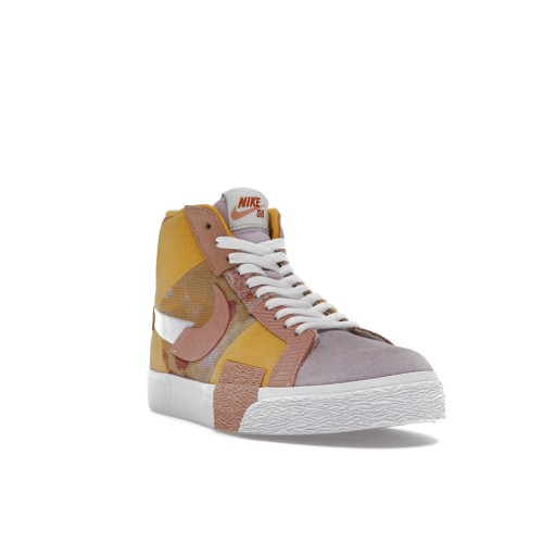 Мужские кроссовки Nike SB Zooom Blazer Mid Edge Floral Paisley Sanded Gold