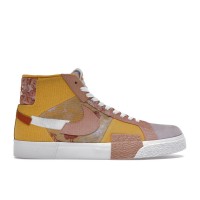 Мужские кроссовки Nike SB Zooom Blazer Mid Edge Floral Paisley Sanded Gold