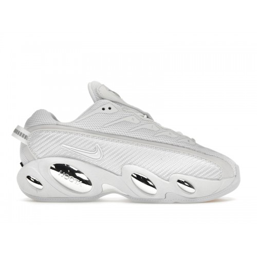 Кроссы Nike NOCTA Glide Drake White Chrome - мужская сетка размеров