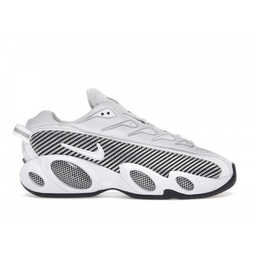 Кроссы Nike NOCTA Glide Drake White Black - мужская сетка размеров