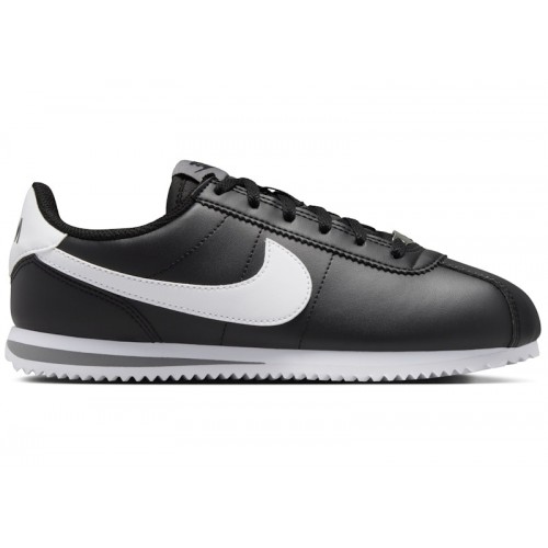 Nike Cortez Black Cool Grey White (GS) - подростковая сетка размеров