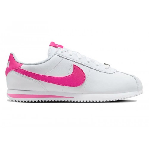 Кроссы Nike Cortez Laser Fuchsia (GS) - подростковая сетка размеров