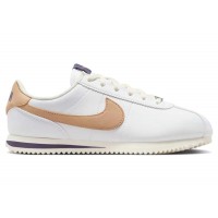 Подростковые Nike Cortez White Dark Raisin Hemp (GS)