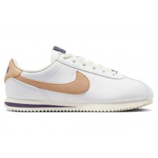Подростковые Nike Cortez White Dark Raisin Hemp (GS)
