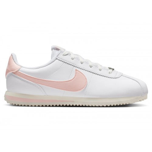 Nike Cortez White Sail Echo Pink (GS) - подростковая сетка размеров