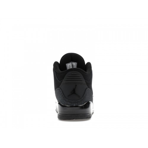 Кроссы Jordan 3 Retro Black Cat (2025) (PS) - детская сетка размеров