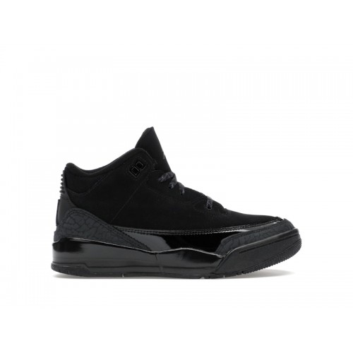 Кроссы Jordan 3 Retro Black Cat (2025) (PS) - детская сетка размеров