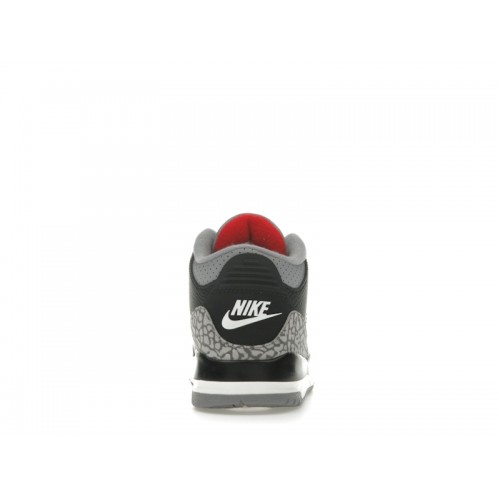 Air Jordan 3 Retro OG PS Black Cement 2024 - детская сетка размеров