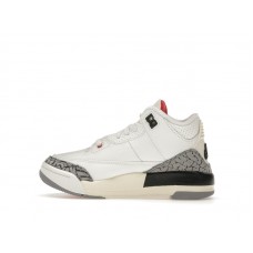 Детские Jordan 3 Retro White Cement Reimagined (PS)