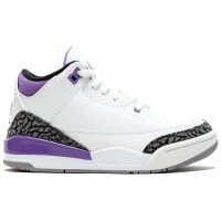 Детские кроссовки Jordan 3 Retro Dark Iris (PS)