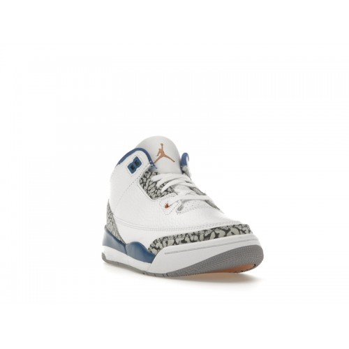 Кроссы Jordan 3 Retro Wizards (PS) - детская сетка размеров