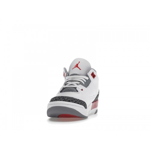 Кроссы Jordan 3 Retro Fire Red (2022) (PS) - детская сетка размеров