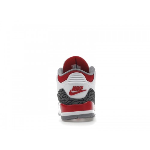 Кроссы Jordan 3 Retro Fire Red (2022) (PS) - детская сетка размеров