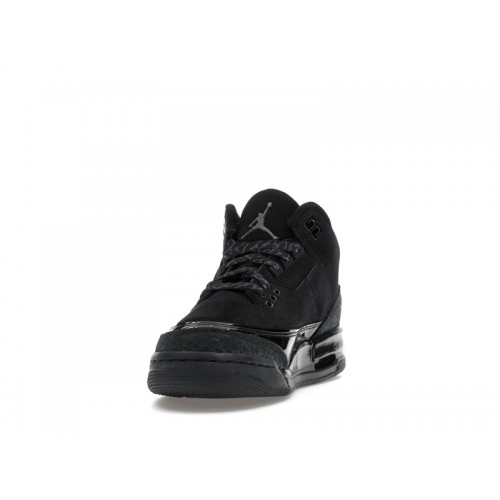 Кроссы Jordan 3 Retro Black Cat (2025) (GS) - подростковая сетка размеров
