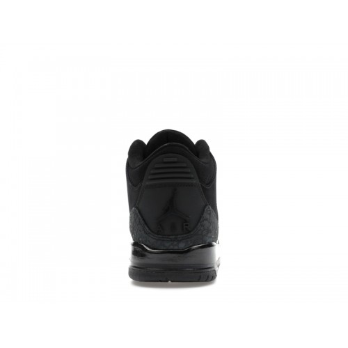 Кроссы Jordan 3 Retro Black Cat (2025) (GS) - подростковая сетка размеров