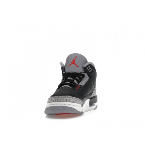 Кроссы Jordan 3 Retro Black Cement (2024) (GS) - подростковая сетка размеров