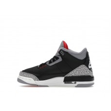 Подростковые Jordan 3 Retro Black Cement (2024) (GS)