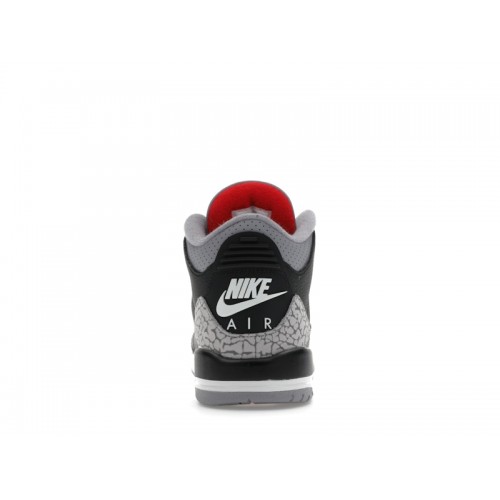 Кроссы Jordan 3 Retro Black Cement (2024) (GS) - подростковая сетка размеров