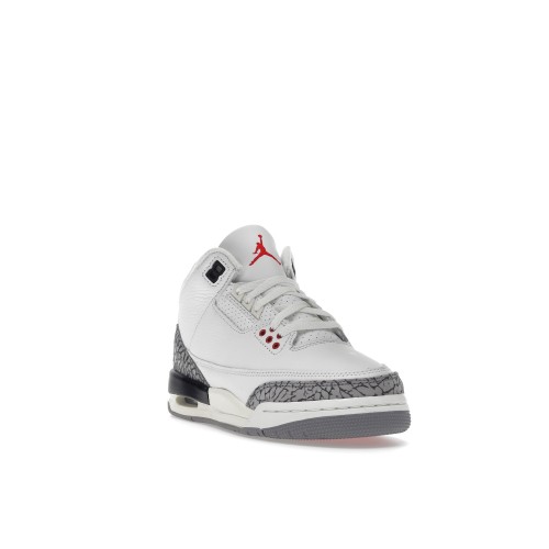Кроссы Jordan 3 Retro White Cement Reimagined (GS) - подростковая сетка размеров