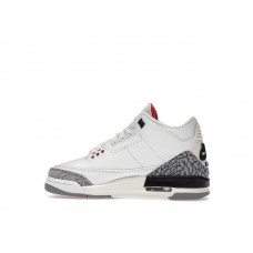 Подростковые Jordan 3 Retro White Cement Reimagined (GS)
