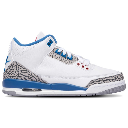 Air Jordan 3 Retro OG GS True Blue - подростковая сетка размеров