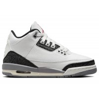Подростковые кроссовки Jordan 3 Retro Cement Grey (GS)