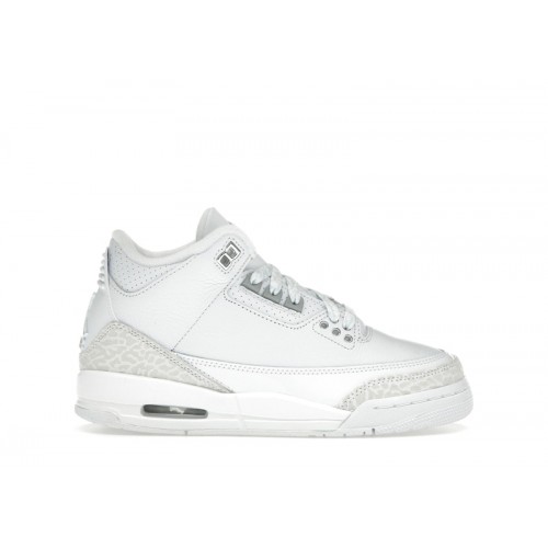 Air Jordan 3 Retro GS Pure Money 2025 - подростковая сетка размеров