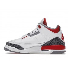 Подростковые Jordan 3 Retro Fire Red (2022) (GS)