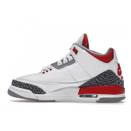Кроссы Jordan 3 Retro Fire Red (2022) (GS) - подростковая сетка размеров