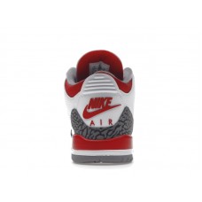 Подростковые Jordan 3 Retro Fire Red (2022) (GS)