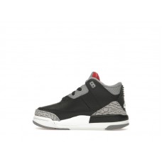 Малышам Jordan 3 Retro Black Cement (2024) (TD)