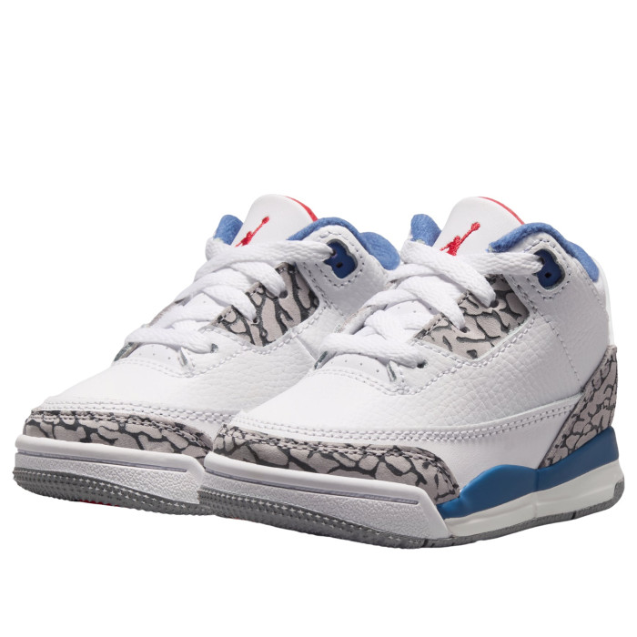Air Jordan 3 Retro OG TD True Blue 2026 - детская сетка размеров Air Jordan 3 Retro OG TD True Blue 2026 - детская сетка размеров