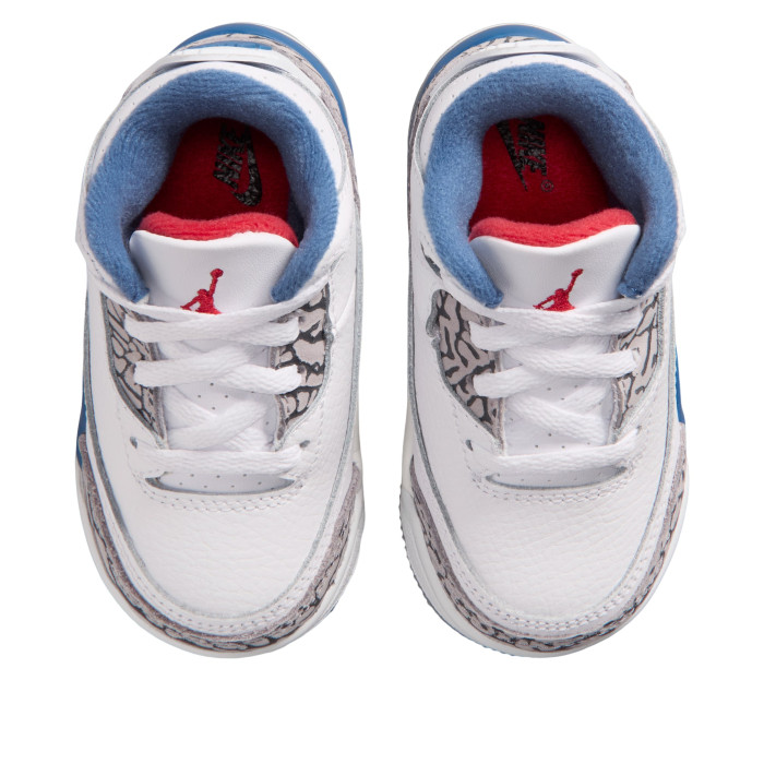 Air Jordan 3 Retro OG TD True Blue 2026 - детская сетка размеров Air Jordan 3 Retro OG TD True Blue 2026 - детская сетка размеров