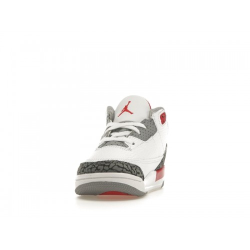 Кроссы Jordan 3 Retro Fire Red (2022) (TD) - детская сетка размеров