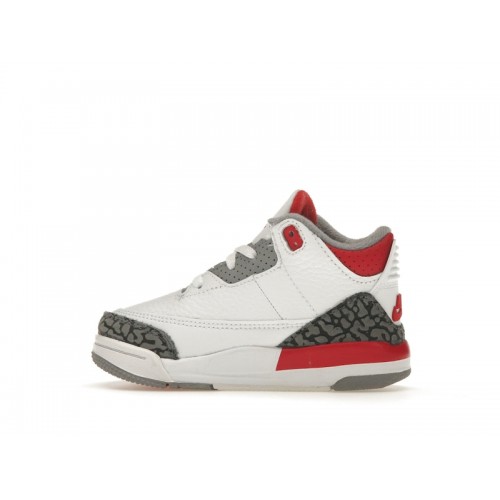 Кроссы Jordan 3 Retro Fire Red (2022) (TD) - детская сетка размеров