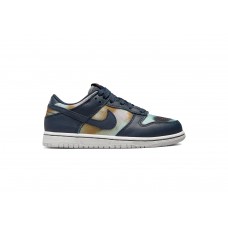 Детские кроссовки Nike Dunk Low Graffiti Navy (PS)
