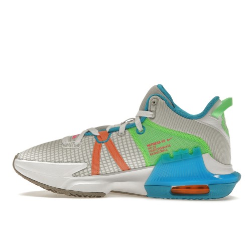 Кроссы Nike LeBron Witness 7 Grey Fog Multi-Color - мужская сетка размеров