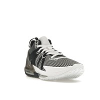 Nike LeBron Witness 7 White Black Metallic Silver