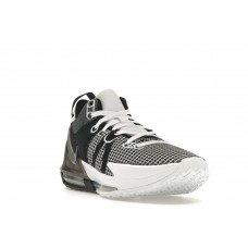 Кроссовки Nike LeBron Witness 7 White Black Metallic Silver