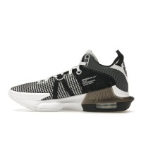 Nike LeBron Witness 7 White Black Metallic Silver