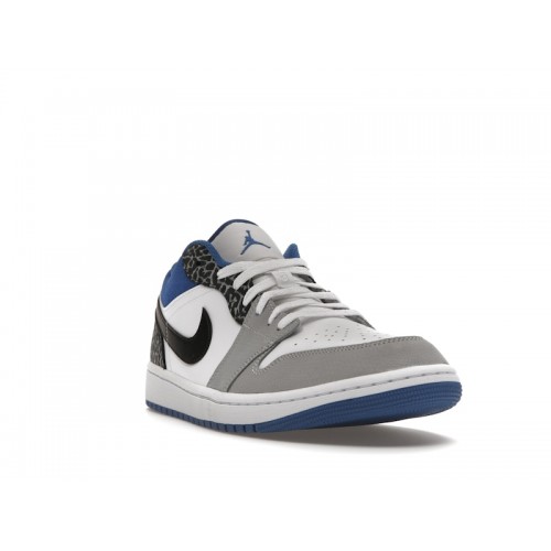 Кроссы Jordan 1 Low SE True Blue - мужская сетка размеров