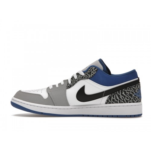 Кроссы Jordan 1 Low SE True Blue - мужская сетка размеров