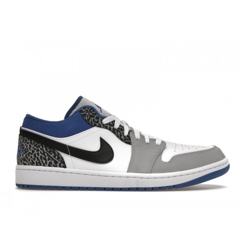 Кроссы Jordan 1 Low SE True Blue - мужская сетка размеров