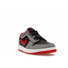 Jordan 1 Low Flyease Fire Red Cement Grey