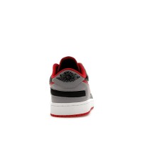 Jordan 1 Low Flyease Fire Red Cement Grey
