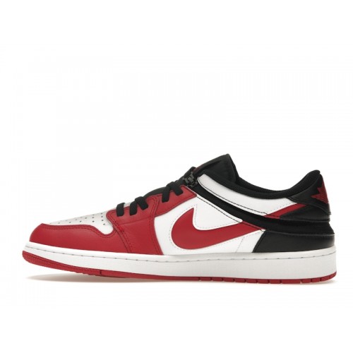 Кроссы Jordan 1 Low FlyEase Gym Red - мужская сетка размеров