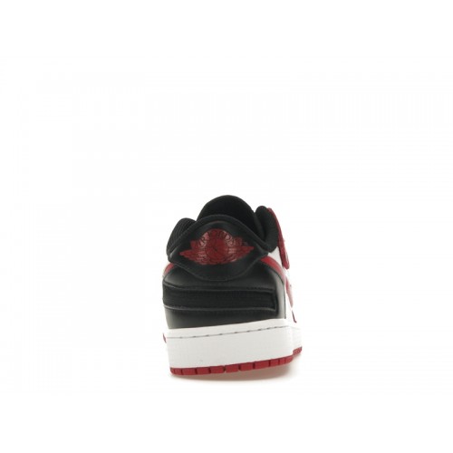 Кроссы Jordan 1 Low FlyEase Gym Red - мужская сетка размеров