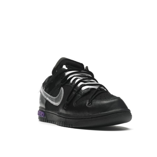 Кроссы Nike Dunk Low Off-White Lot 50 - мужская сетка размеров