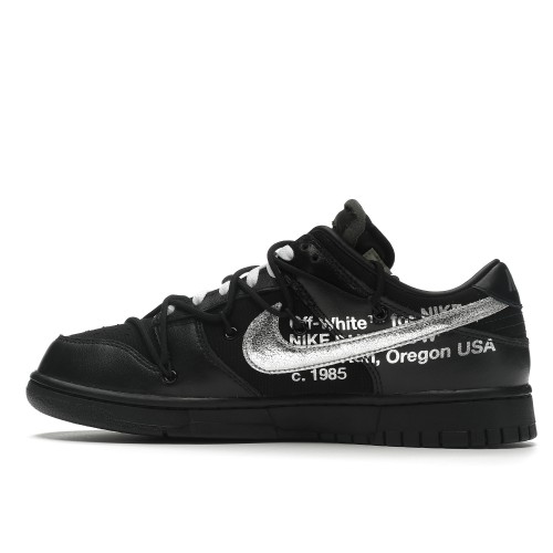 Кроссы Nike Dunk Low Off-White Lot 50 - мужская сетка размеров